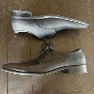 Calvin‎ Klein Black Textured ‘Gordon’ Dress Office Shoes Men’s Size 13